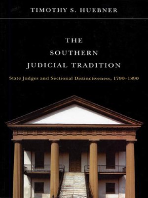 cover image of The Southern Judicial Tradition